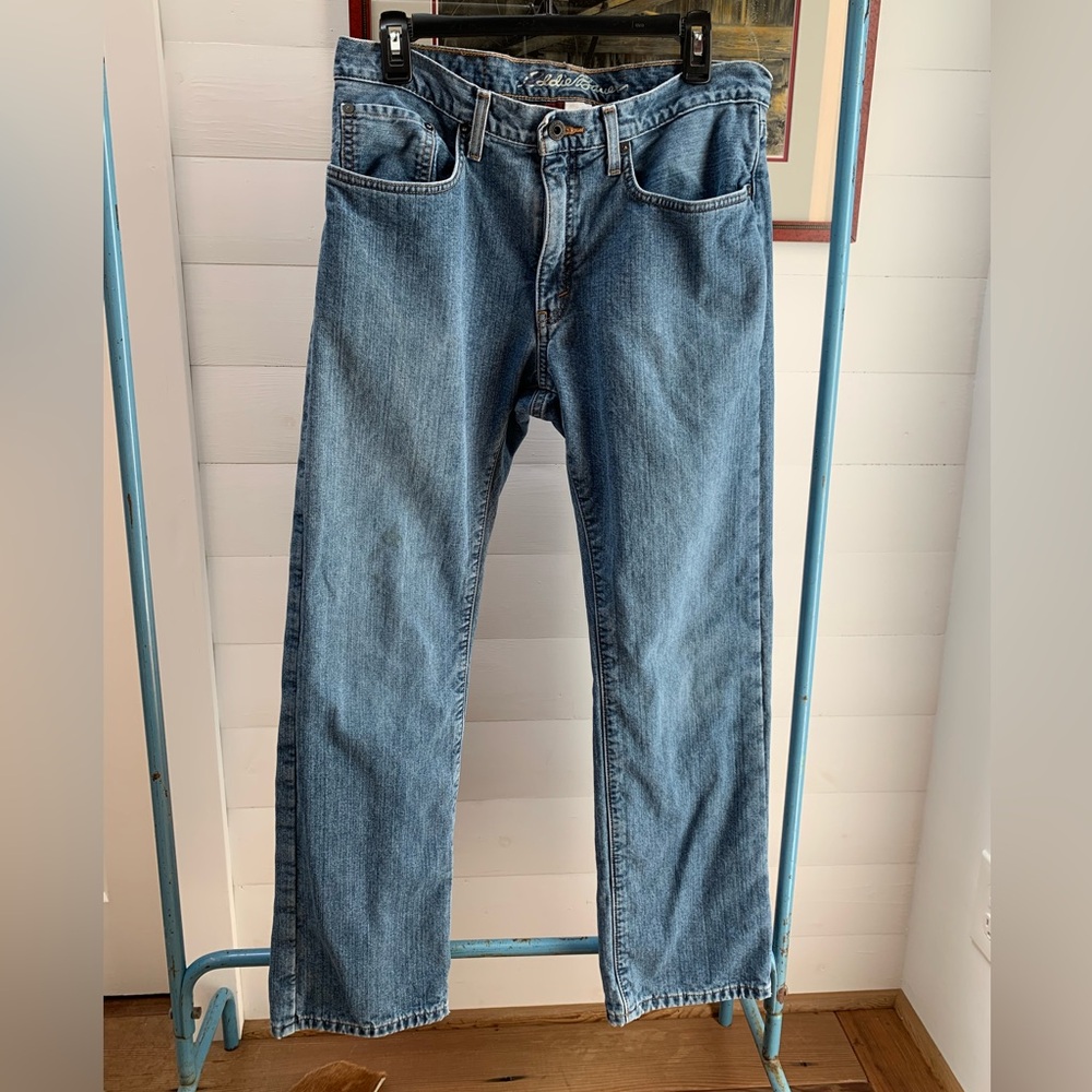 Eddie Bauer Flannel Lined Straight Fit Jeans 32x30